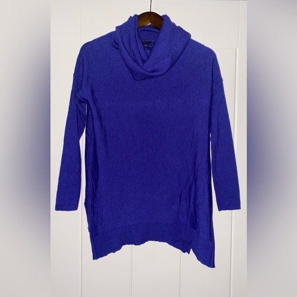 Tahari Extra Fine Merino Wool Cowl Neck Knit Sweater Women XS Cold Weather - Picture 6 of 6